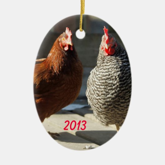 Mah Chikkens Keramisch Ornament (Voorkant)