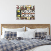 Mah Coza Graffiti Single Print (Insitu (Slaapkamer))