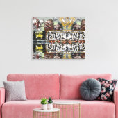 Mah Coza Graffiti Single Print (Insitu (Woonkamer))