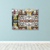 Mah Coza Graffiti Single Print (Insitu (Houten vloer))