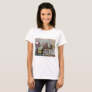 Mah coza, Graffiti,Spaanse Dames Basic T-Shirt