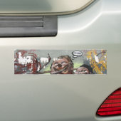 Mah coza, Graffiti, Spanje Bumpersticker (Op auto)