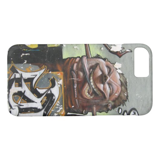 Mah coza, Graffiti, Spanje iPhone case (Achterkant (Horizontaal))