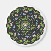 Mah Jong Bloemen/One Dot Magneet (Voorkant)