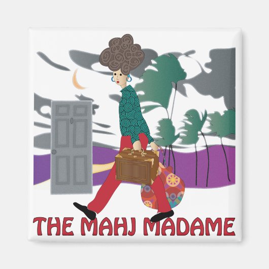 Mah Jong De Mahj Madame Magneet (Voorkant)