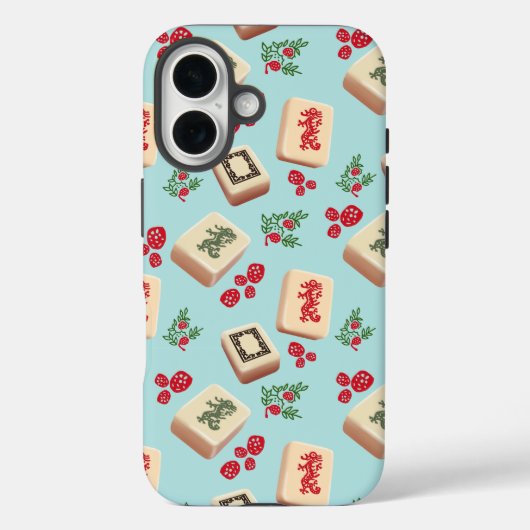 Mah Jong Dragons telefoonhoesje Case-Mate iPhone Case (Achterkant)