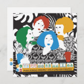 Mah Jong Friends Flat Kaart (Voorkant / Achterkant)