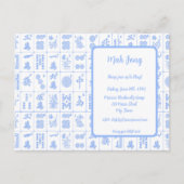 Mah Jong Game Invitation Carte Postale (Devant)