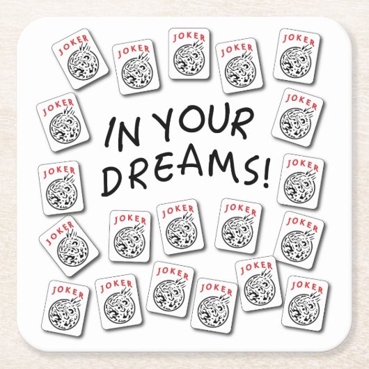 Mah Jong Joker Onderzetter (Voorkant)