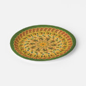 Mah Jong Mandala Papieren Bordje (Gekanteld)