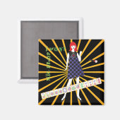 Mah Jong Mic Drop Magnet Magneet (Voorkant / Achterkant)