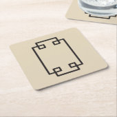 Mah Jong Onderzetter (Schuin)