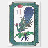 Mah Jong One Bam Magnet Magneet (Voorkant)