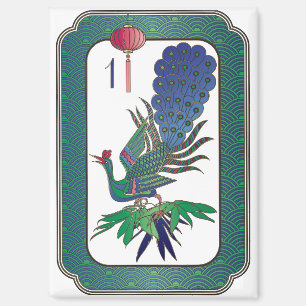 Mah Jong One Bam Magnet Magneet