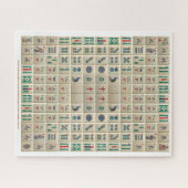 Mah-Jong Puzzle Carré symbolique (Horizontal)