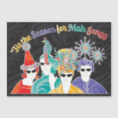 Mah Jong Seizoen Flat Magnet (Voorkant)