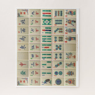 Mah-Jong set puzzle Legpuzzel