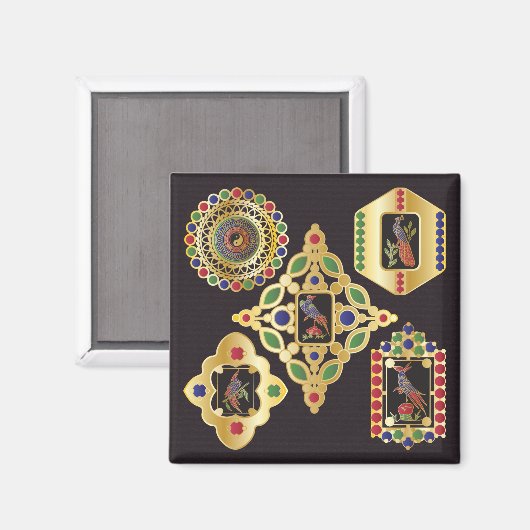 Mah Jong Sieraden Magneet (Voorkant / Achterkant)