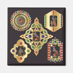 Mah Jong Sieraden Magneet