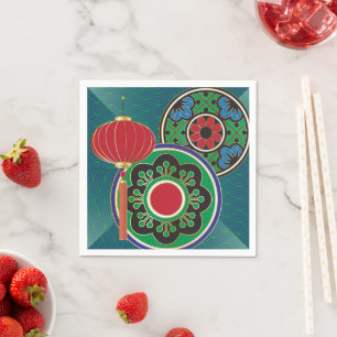 Mah Jong vakantieservetten Servet