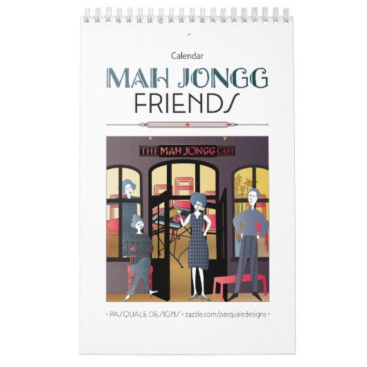 Mah Jong Vriendenkalender Kalender (Hoes)