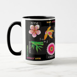 Mah Jongg 4 Fleurs Mug