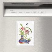 Mah Jongg, aimant à fleur (In Situ (Lave-vaisselle))