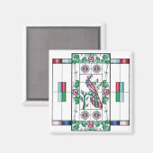 Mah Jongg Aimant en verre (Recto/Verso)