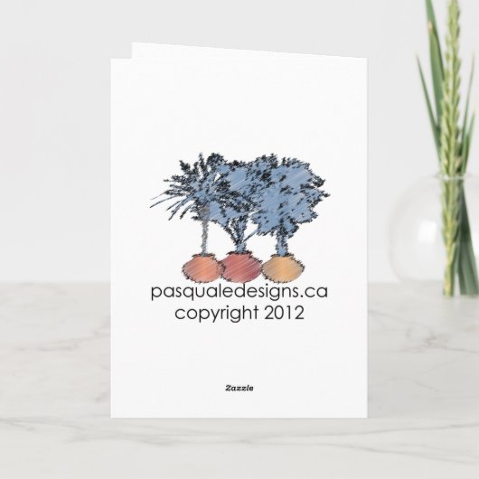 Mah Jongg Alfresco Verjaardag Kaart (Achterkant)