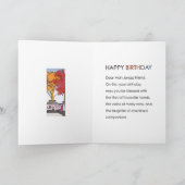 Mah Jongg Alfresco Verjaardag Kaart (Binnen)