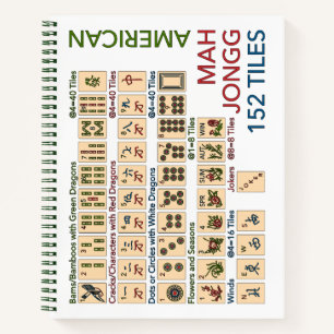 Mah Jongg American Tiles Notitieboek