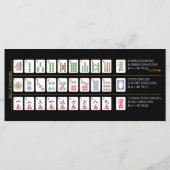 Mah Jongg Amerikaanse Tegels Kaart (Achterkant)