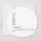 Mah Jongg Année de la carte d'appartement lapin (Dos)