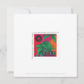 Mah Jongg Arbre Argent 2025 Carte Plat (Dos)