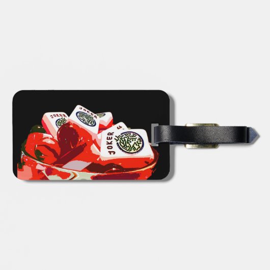 Mah Jongg Bagagelabel (Achterkant horizontaal)