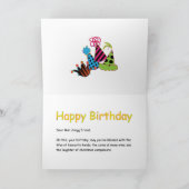 Mah Jongg Balloons Birthday Kaart (Binnen)