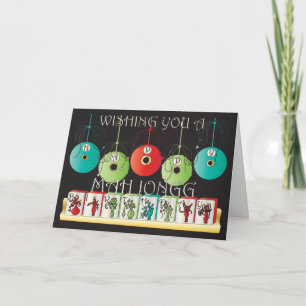 Mah Jongg Bettors Carte d'anniversaire