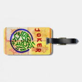 Mah Jongg Big Joker Bagagelabel (Achterkant horizontaal)