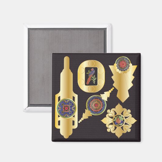 Mah Jongg Bijoux Magnet (Recto/Verso)