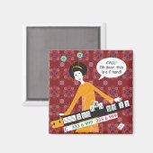 Mah Jongg C Hand Magnet (Recto/Verso)