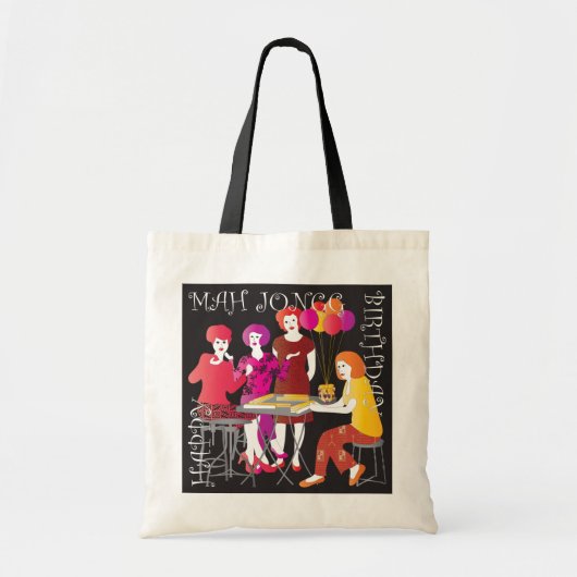 Mah Jongg Cadeau Birthday Bag Tote Bag (Voorkant)