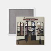 Mah Jongg Café Magnet (Recto/Verso)