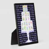 Mah Jongg Cake Birthday Fotoplaat (Zijkant)