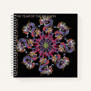 Mah Jongg Carnet de l'année du dragon