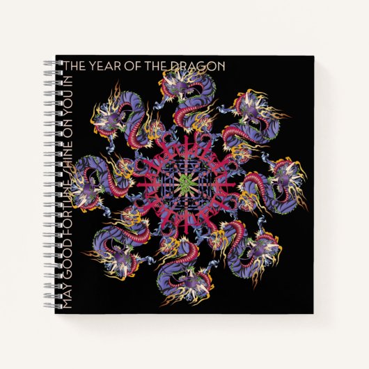 Mah Jongg Carnet de l'année du dragon (Devant)