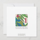 Mah Jongg Carreaux carte plat pour oiseaux (Dos)