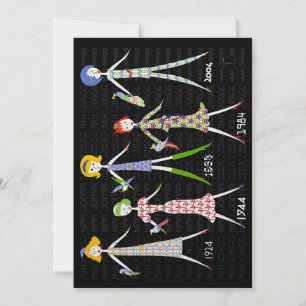 Mah Jongg Carte de voeux 100 ans