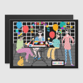 Mah Jongg Carte magnétique du chat (Devant / Derrière)