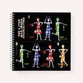 Mah Jongg Charleston / Amerikaanse Tegels Notitieb Notitieboek (Voorkant)