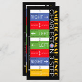 Mah Jongg Charleston Carte Plat 1 (Devant / Derrière)